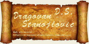 Dragovan Stanojlović vizit kartica